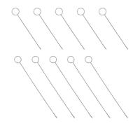 NIYANGLE 10 pièces Lot de Crochets Retournement Boucle Acier Inoxydable avec Loquet Outil Couture pour Sangles Tubes de Tissu et Ceintures Accessoire DIY Couture et Tricot Aiguilles