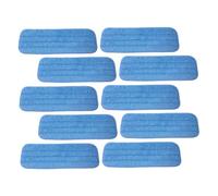 NIYANGLE 10 Pièces Lot de Serpillères Microfibre Réutilisables Lavables pour Balai Vaporisateur Recharges Absorbantes pour Nettoyage Humide sur Sols Durs et Parquets