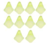 NIYANGLE 10 Pièces Petites Cloches de Jardin pour Semis, Plastique Vert | Couvercle de Serrage pour Jardin et Patio, Réglage D'ombrage, Contrôle Thermique, Usage Début de Printemps