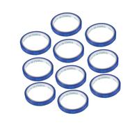 NIYANGLE 10 rouleaux Ruban Adhésif de Scellement pour Sacs de Bande de Liaison Colorée Bleue pour Emballage Alimentaire Colis et Stockage Ruban de Fermeture Polyvalent