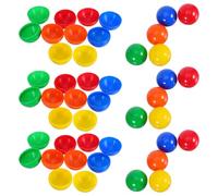 NIYANGLE 100 Boules de Loterie en Plastique Multicolores, 100 Pièces, Petites Balles de Jeu sans Couture pour Activités Festives, Concours, Fêtes et Jeux de Société Couleur Aléatoire