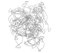 NIYANGLE 100 Clips de Fixation Crochet en T et Crochet de Plafond de 8 en Acier, Supports Suspendus Robustes et Réutilisables pour Décoration, Bureau, Mariage ou Salle de Classe