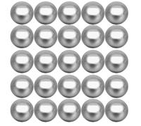 NIYANGLE 100 Pièces Billes Acier Inoxydable Précises et Polies pour Roulements Sphères Solides Adaptées Aux Mécaniques Mobilier et Bricolage Industriel