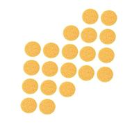 NIYANGLE 100 Pièces Éponge à Maquillage Ronde Disques Démaquillants Doux Lavables et Réutilisables pour Nettoyage Délicat Visage Outils de Maquillage Mousse Diamètre Épaisseur