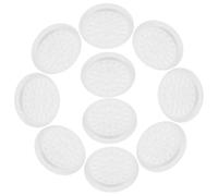 NIYANGLE 100 Pièces Faux Plateau De Colle De Cils Support De Colle Pour Extension De Cils Coussinets Blanche Pvc