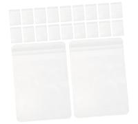 NIYANGLE 100 Pièces hermétique Transparent Titulaire Pochette à Bijoux étagère Pochette Organisateur de Voyage sachets de Rangement en PVC Sacs Auto-scellants Petits Sacs à Bijoux