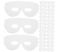 NIYANGLE 100 Pièces Patches pour Yeux Usage Unique Non-tissé Masques Spa Hydratants et Découpables pour Soins Visage Coussinets Précis pour Yeux Secs et Revitalisation