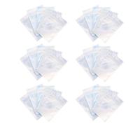 NIYANGLE 100 pièces Rangement Bijoux Auto-adhésifs Transparents Pochettes Zip Résistantes à Humidité pour Organisation et Protection