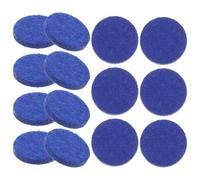 NIYANGLE 100 Pièces Tampons D’aromathérapie en Coton, Coussinets Aromatiques Remplaçables Ronds Bleus, Absorbent Les Huiles Essentielles, Lot de Rechange pour Voiture et Maison