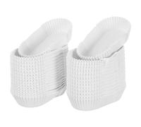 NIYANGLE 1000 Caissettes à Cupcakes en Papier Blanc de Forme Ovale, Doublures de Cuisson en Papier Alimentaire pour Pâtisserie, Nettoyage Facile, Design Polyvalent pour Anniversaires