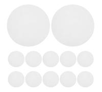 NIYANGLE 1000 couvercles anti-fuites pour gobelets - Couvercles ronds en papier de 30 cm (12 pouces) non perforés pour boissons (café, thé au lait) - Joints anti-déversement pour gobelets