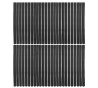 NIYANGLE 100pièces Épingles Cheveux Noires Métalliques pour Franges et Chignons Accessoires Coiffure Antidérapants Lot de Épingles à Cheveux Réutilisables