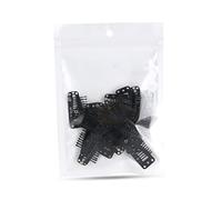 NIYANGLE 100pièces Pinces à Perruque à Engrenages Peigne à Perruque à Pression Accessoire De Coiffure Pour Extensions De Cheveux