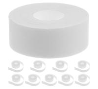 NIYANGLE 10pcs Protège-col Invisible Autocollant Non-tissé Blanc Jetable pour Chemises avec Absorption de la Sueur Adapté aux Voyages d'Affaires
