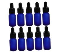 NIYANGLE 10pièces Bouteille Verre Pour Huile Essentielle Avec Compte-gouttes Distributeur De Liquide Flacon Rechargeable Et Réutilisable