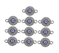 NIYANGLE 10pièces Breloques Malin De Œil Pour Création De Bijoux Pendentifs Alliage Pour Colliers Et Bracelets Accessoires Symboliques De Et Amour