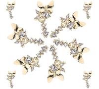 NIYANGLE 10pièces Breloques Pour Ongles Décorations Pour Manucure Diy Breloques Pour Ongles Décorations Pour Manucure Diy