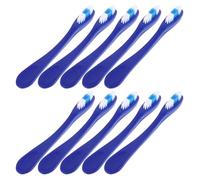 NIYANGLE 10pièces Brosses à Dents Courtes Anti-détresse Conçues Pour Prisons Et Hôpitaux Brossage Portable Et Sécurité