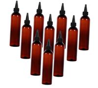 NIYANGLE 10pièces Flacons De Shampoing Rechargeables Plastique Lot De Contenants Pour Salle De Bain Avec Support De Rangement Pour Shampoing Liquide