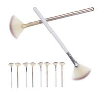 NIYANGLE 10pièces Pinceaux De Maquillage Forme De Vent Set De Applicateurs De Poudre Pour Highlighter Doux Et Précis Pour Ombres à Paupières Et Essence Acide