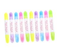 NIYANGLE 10pièces Stylo Dissolvant Vernis à Ongles Correcteur Pour Nettoyage Des Cuticules Outils Manucure Pratique Et Portable Pour Ongles