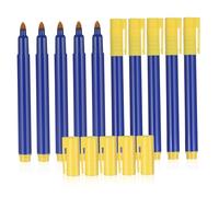 NIYANGLE 10pièces Stylos Détecteurs De Billets Encre Résistante Fuite Marqueurs De Sécurité Pour Vérification De Billets Euros Et Autres Monnaies