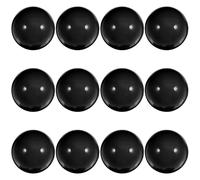 NIYANGLE 12 Pièces Boutons Rond Noir Tiroir Poignées Cuisine Armoire Décoratives Clown Nose Résistantes pour Meubles