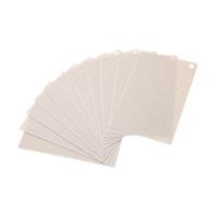 NIYANGLE 12 Pièces Plaque Mica de Protection pour Guide D'ondes Micro-ondes, Accessoire Résistant à Haute Température, Compatible Plupart des Fours Micro-ondes