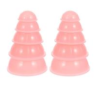 NIYANGLE 12 Pièces Ventouses en Silicone pour Massage Corporel, Outil de Détente Relaxante Facile à Utiliser, pour Familles et Débutants en Cupping