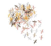 NIYANGLE 120pièces Breloques Libellule Vintage pour Bijoux Pendentifs Alliage pour Boucles Oreilles Colliers et Bracelets DIY