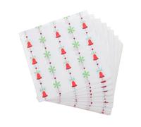 NIYANGLE 120pièces Serviettes De Noël Décoratives Papier Design Cloche Unique Jetables Pour Fêtes Et Célébrations