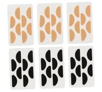NIYANGLE 12feuilles Coussinet De Nez Antidérapant Lot De Plaquettes Adhésives Pour Lunettes Confortables Et Adaptées Plupart Des Montures Avec Couleur Et Noires Pour Ajustement Optimal
