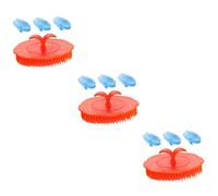 NIYANGLE 12pièces Brosse De Nettoyage Pour Chevelu Exfoliant Pour Cheveux Outil De Massage Du Chevelu Pour Usage Humide Et Sec