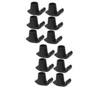 NIYANGLE 12pièces Patins à Ski Anti-dérapants Pour Déambulateur Accessoires Pour Aide Mobilité Glisseurs Universels Pour Sécurité Et Stabilité