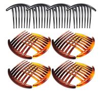 NIYANGLE 12pièces Peignes à Cheveux Larges pour Femmes Accessoires Coiffure Légers et Solides Peignes Latéraux à Dents pour Fixation Rapide et Coiffures Élégantes au Quotidien