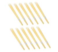NIYANGLE 12pièces Sticks Aromatiques Confortables Pour Élimination Du Cérumen Bouchons Oreilles Forme De Trompette Parfum De Bergamote Kit Pratique Pour Relaxation