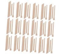 NIYANGLE 150pièces Bâtonnets De Cire Pour Épilation Applicateur Bois Bandes Dépilatoires Accessoires Pour Épilation Et Visage