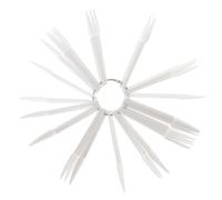 NIYANGLE 150pièces Colorées Fan Shaped Nail Tips Échantillons Pratiques Pour Manucure Et Formation Accessoires De Présentation Avec Anneau Pour Choisir Vernis à