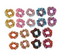 NIYANGLE 18 Pcs Élastiques à Dégradé Arc Accessoires Filles et Adolescentes Parfaits pour Usage et Occasions Spéciales Couleur Aléatoire