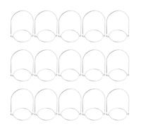NIYANGLE 18 Pcs Poignées en Fil de Fer pour Bocaux Mason Suspendus