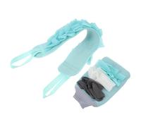 NIYANGLE 1ensemble De Bain Double Face Éponge Gommage Corporel Pour Et Soins Du Corps Nettoyage Profondeur Et Mousse Riche Couleur Bleue