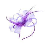 NIYANGLE 1ensemble Fascinant Bandeau Plume Avec Nœud Pour Mariage Et Événements Accessoire Élégant Pour Femmes Et Filles Pour Tea Party Et Célébrations