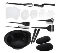 NIYANGLE 1Ensemble Kit de pour Cheveux Outils de Coloration avec Bols Pinceaux et Couvre Oreilles pour Usage Domestique ou Professionnel pour DIY et Salons