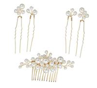 NIYANGLE 1ensemble Peigne à Cheveux Perles Pour Mariage De Épingles Élégantes Pour Accessoires De Coiffure Pour Cérémonies Et Occasions Spéciales