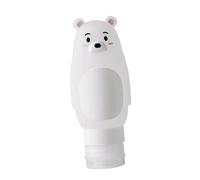 NIYANGLE 1ensemble Set De Flacons Distributeurs Portables Pour Lotion Shampoing Et Gel Douche Bouteilles Cartoon Lapin Rose Jaune