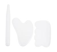 NIYANGLE 1ensemble Set De Outils De Massage Gua Sha De Jade Kit De Soins Faciaux Ergonomique Pour Massage Corporel Relaxation Et Élimination Des Tensions
