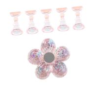 NIYANGLE 1ensemble Support De Pratique Pour Nail Art Avec Base Magnétique Présentoir à Pour Manucure Et Entraînement Complet Avec Supports Magnétiques Et Base Stable