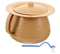 NIYANGLE 1ensemble Urinoir Portable Unisexe Avec Couvercle Pot De Toilette Pratique Pour Voyage Et Utilisation Domestique Spittoon Plastique Pour Garçon Fille Et Personnes Âgées