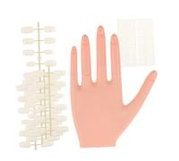 NIYANGLE 1ensembles Main Mannequin Entraînement Pour Avec Doigts Flexibles Et Conseils Pour Pratique Manucure Accessoire Pour Salons Et Amateurs Art Ongulaire