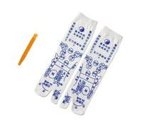 NIYANGLE 1paire Chaussettes Coton Respirantes Avec Points Acupression Pour Massages Des Chaussettes Confortables Pour Usage Quotidien